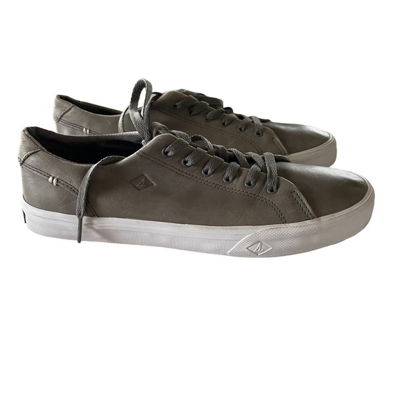 Sperry Men's Striper II leather gray size 8 - Picture 1 of 11